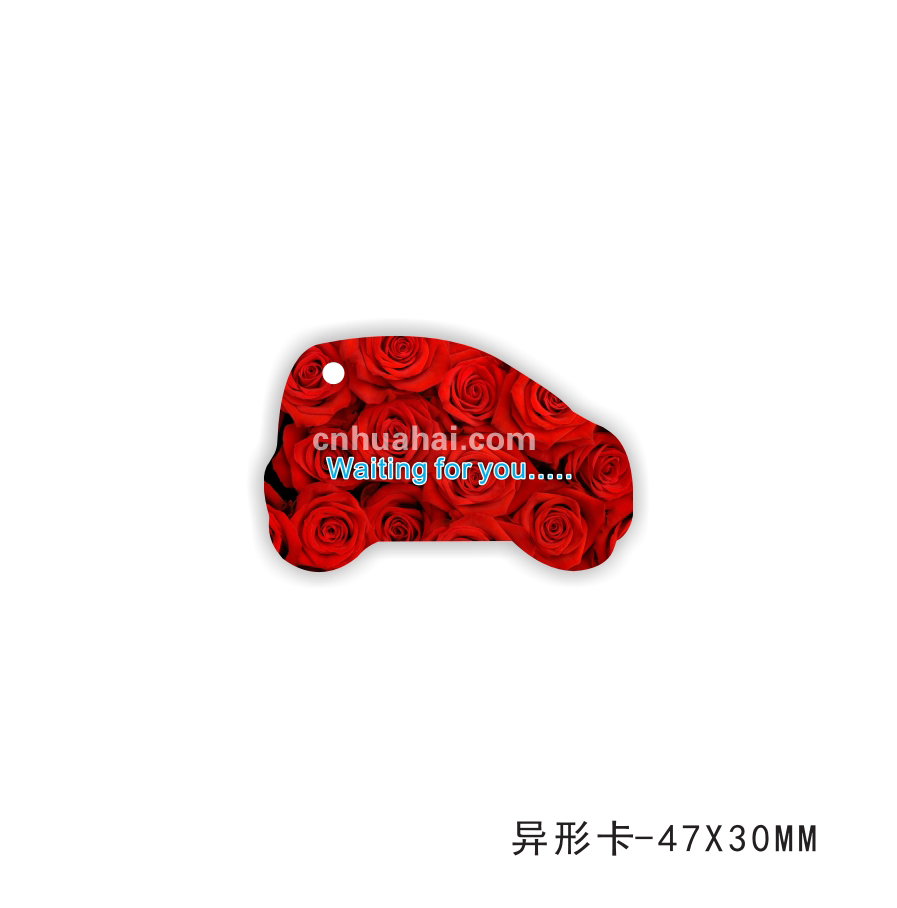 Shaped card