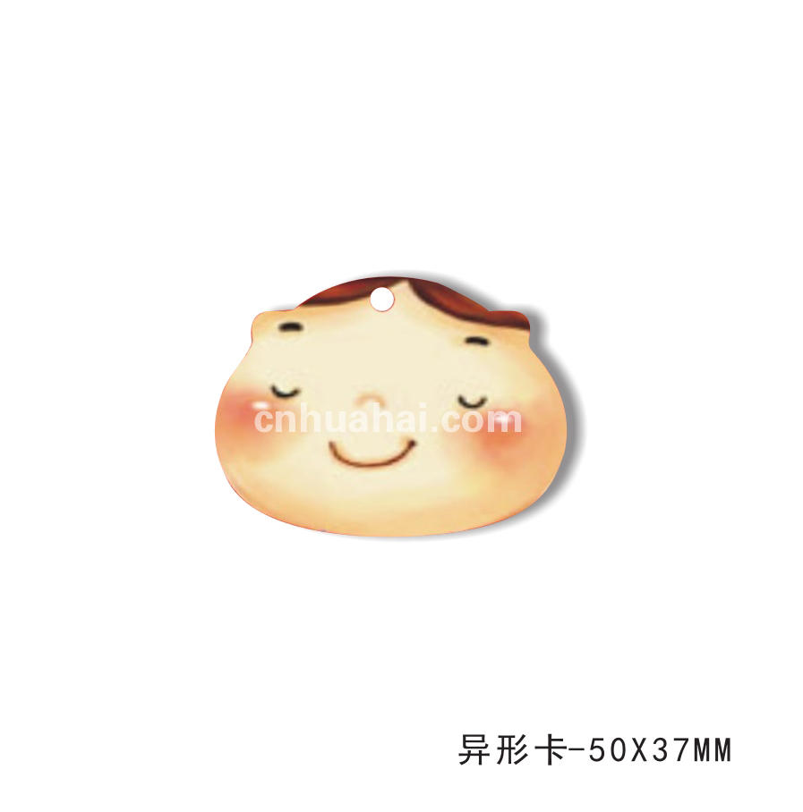 Shaped card