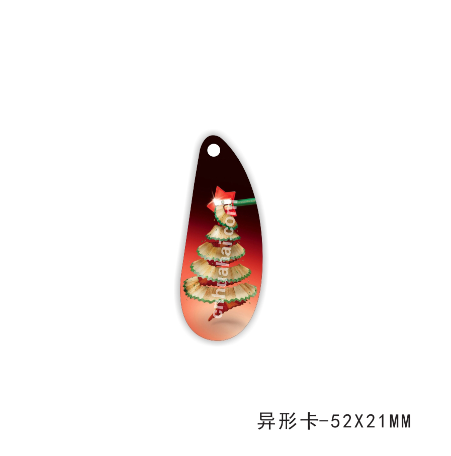 Shaped card