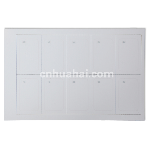 Induction card core material