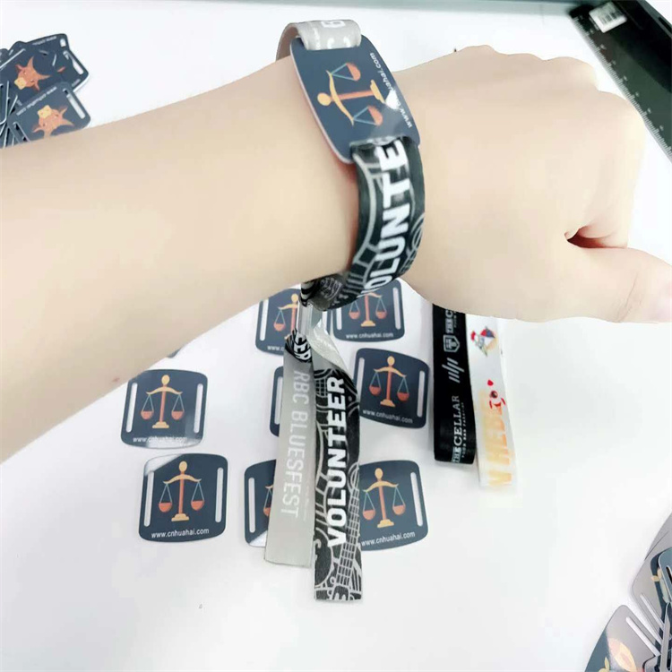 Woven Mark RFID wrist strap