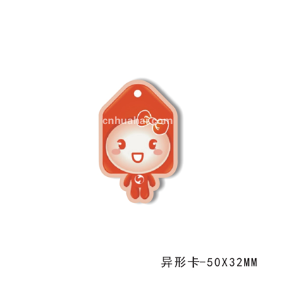 Shaped card