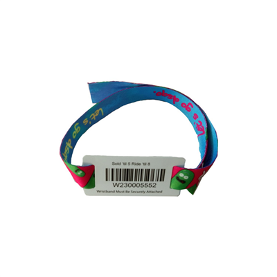 Wristband card admission recognition