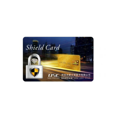 RFID shielding card