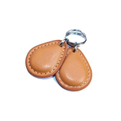 Leather key clip